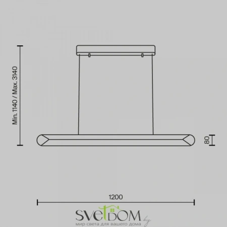 Подвесные светильники Maytoni MOD276PL-L40B3K от Магазина Svetdom.by