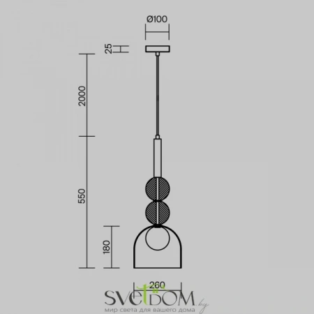 Подвесные светильники Freya FR5482PL-01BS от Магазина Svetdom.by