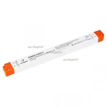 ARLIGHT Блок питания ARV-SN24200-SLIM-PFC-B (24V, 8.33A, 200W) (Arlight, IP20 Пластик, 3 года)