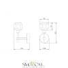 Бра и настенные светильники FR5114WL-01BZ Freya | Svetdom.by