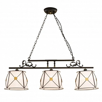 Citilux Дрезден CL409234 Подвесной светильник с белыми абажурами