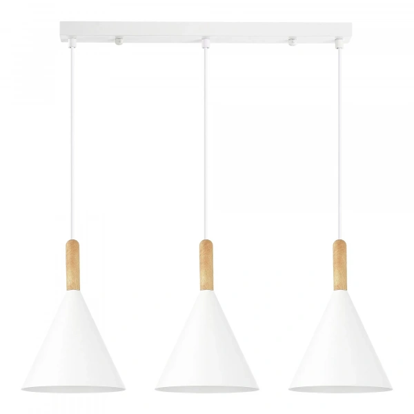 SLE1255-503-03 Светильник подвесной Белый/Белый E27 3*40W ARKET