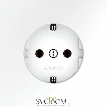 Розетки электрические с заземлением Voltum S70 VLS040102  Voltum