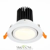 ST705.538.10 Св-к встр. Белый LED 1*10W 3000K 750Lm Ra>90 38° IP20 D102xH85 170-240V Встраиваемые светильники ST LUCE