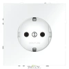 Розетки электрические с заземлением Voltum S70 VLS040102  Voltum VLS040102