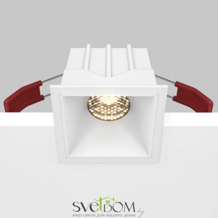 Встраиваемые светильники Maytoni DL043-01-10W3K-SQ-W от Магазина Svetdom.by