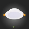 ST210.538.08 Св-к встр. Белый LED 1*8W 3000K 640Lm Ra80 110° IP20 D120xH30 220-240V Встраиваемые светильники ST LUCE