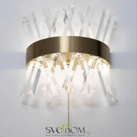 Citilux Ричард CL336313 LED Бра хрустальное с выключателем Бронза CITILUX