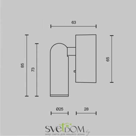 Настенные светильники C039WL-L3B3K Maytoni | Svetdom.by