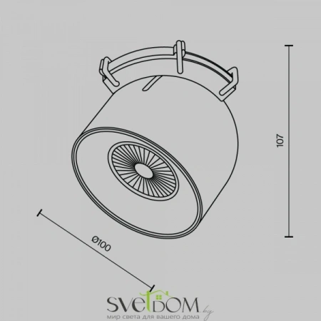 TR124B-12W4K-M-W Maytoni