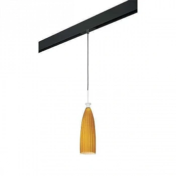 Lightstar PRO810013 Светильник д/1-фазн трека AGOLA 1х40W E14 ХРОМ/ЯНТАРЬ/ЧЕРНЫЙ (810013+595007)