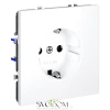 Розетки электрические с заземлением Voltum S70 VLS040102  Voltum VLS040102