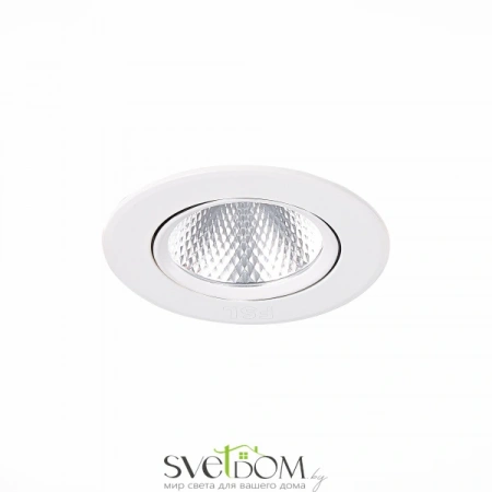 ST211.538.06.24 Св-к встр. Белый LED 1*6W 3000K 480Lm Ra80 24° IP20 D86xH50 220-240V Встраиваемые светильники ST LUCE