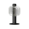 Настольная лампа Kink Light Гефо черная с прозрачным стеклянным плафоном E27 07710-T,19(21) Kink Light