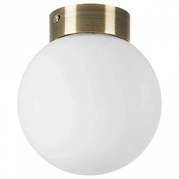 Lightstar 812011 Люстра GLOBO 1х40W E14 antique bronze/white