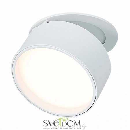 ST651.538.09 Встраиваемый поворотный светильник Белый LED 1*9W 3000K 720Lm Ra>90 120° IP20 D85xH68 1 Встраиваемые светильники ST LUCE