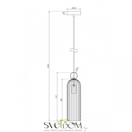 Подвесные светильники Maytoni MOD302PL-01CG от Магазина Svetdom.by
