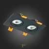 ST251.408.02 Св-к встр. Черный GU10 2*50W  IP20 L170xW92xH27 220V Без ламп Встраиваемые светильники ST LUCE