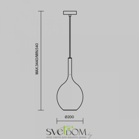 Подвесные светильники Maytoni MOD271PL-01B3 от Магазина Svetdom.by