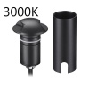 6662/2GL3 NATURE ODL25 черный/металл Встраиваемый грунтовый светильник IP67 LED 3W 3000K 12V/24V WALD (нужен драйвер 357781/357782) Odeon Light
