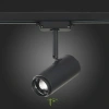 ST600.446.12 Св-к трек. Zoom Черный LED 1*12W 4000K 1 200Lm Ra>80 15-60° IP20 L137xW59xH179 170-240V Однофазная трековая система ST LUCE