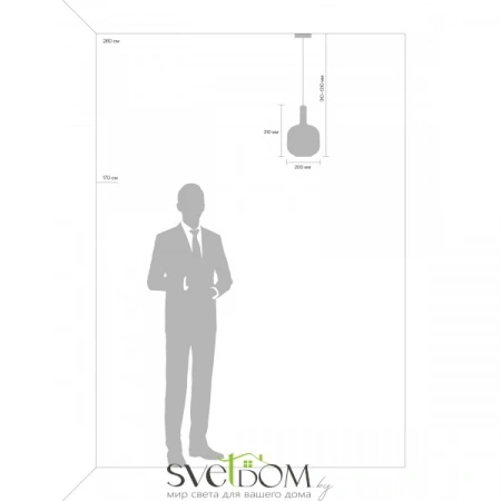 Подвесные светильники Freya FR8012PL-01AM от Магазина Svetdom.by