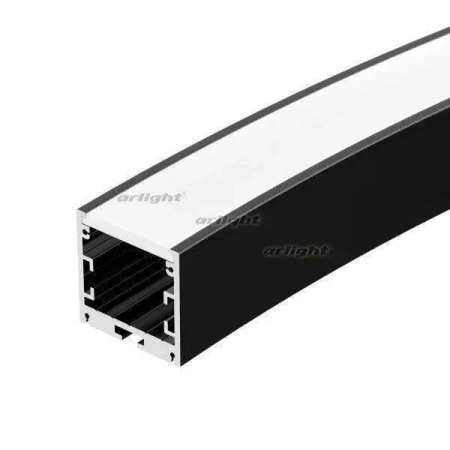 ARLIGHT Профиль SL-ARC-3535-D1500-A90 BLACK (1180мм, дуга 1 из 4) (Arlight, Алюминий)