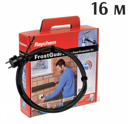 Кабель FrostGuard 16 м. для обогрева труб Raychem RaFG0160