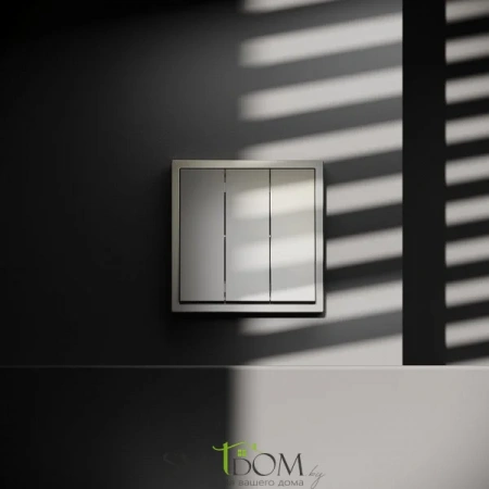 Выключатель трехклавишный Voltum S70 VLS030104  VLS030104 Voltum