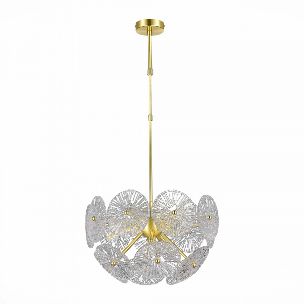 SL1657.203.06 Люстра подвесная ST-Luce Золотистый/Прозрачный E14 6*40W FLERO