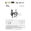 Светильник настенный (Бра) Omnilux  OML-30811-01 Omnilux