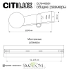Citilux Декарт CL704451 LED Светильник с выключателем Чёрный+Бронза CITILUX