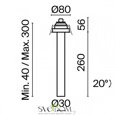 Встраиваемые светильники Maytoni C140RS-L300-7W3K-W от Магазина Svetdom.by