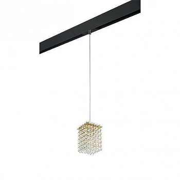 Lightstar PRO795412 Светильник д/1-фазн трека CRISTALLO 1х40W G9 ЗОЛОТО/ЧЕРНЫЙ (795412+595007)