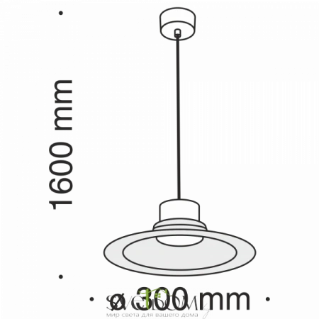 Подвесные светильники Maytoni P066PL-L9W4K от Магазина Svetdom.by