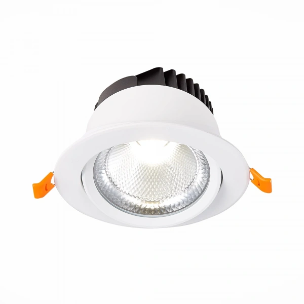 ST211.538.15.36 Св-к встр. Белый LED 1*15W 3000K 1 125Lm Ra80 36° IP20 D109xH65 220-240V Встраиваемые светильники