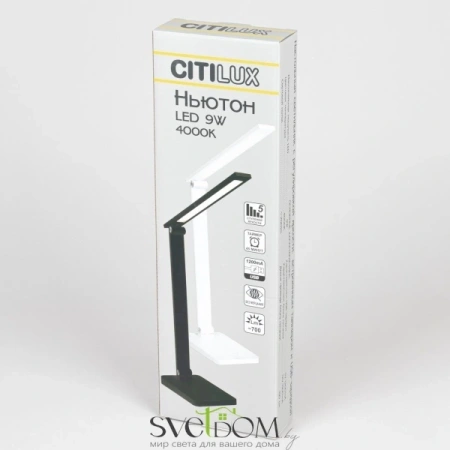 Citilux Ньютон CL803080 Настольный светильник с диммером Белый CITILUX