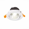 ST211.538.06.24 Св-к встр. Белый LED 1*6W 3000K 480Lm Ra80 24° IP20 D86xH50 220-240V Встраиваемые светильники ST LUCE