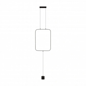 7022/27FLA HIGHTECH ODL25 247 Напольный светильник черный/металл/акрил IP20 LED 3000K 220V TEO