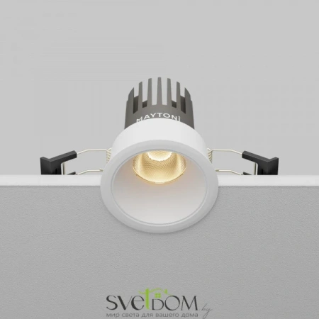 Встраиваемые светильники Maytoni DL123-10W-3K-W от Магазина Svetdom.by