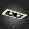 ST250.548.02 Св-к встр. Черный GU10 2*50W  L245xW126xH70 220V Без ламп Встраиваемые светильники ST LUCE