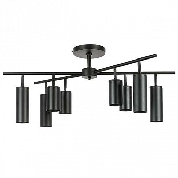 Lightstar LR728374874 Люстра RULLO 8х50W GU10 ЧЕРНЫЙ (571728+214437-4+214487-4)