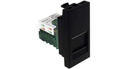 Адаптер с RJ-45 кат.5e UTP - 1 модуль - черный Efapel 45975 SPM