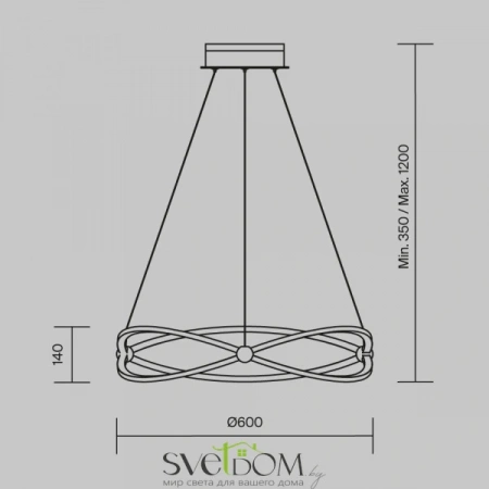 Подвесные светильники Maytoni MOD062PL-L45CH3K от Магазина Svetdom.by