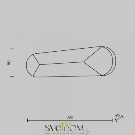 Настенные светильники MOD276WL-L8W3K Maytoni | Svetdom.by