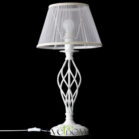 Citilux Ровена CL427810 Настольная лампа с абажуром Белая CITILUX