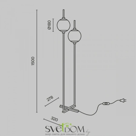 Z020FL-L12BK Maytoni