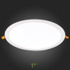 ST209.548.24 Св-к встр. Белый LED 1*24W 4000K 1 848Lm Ra80 110° IP20 D300xH8 90-265V Встраиваемые светильники ST LUCE