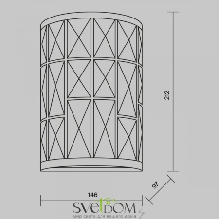 Настенные светильники MOD184-WL-01-CH Maytoni | Svetdom.by