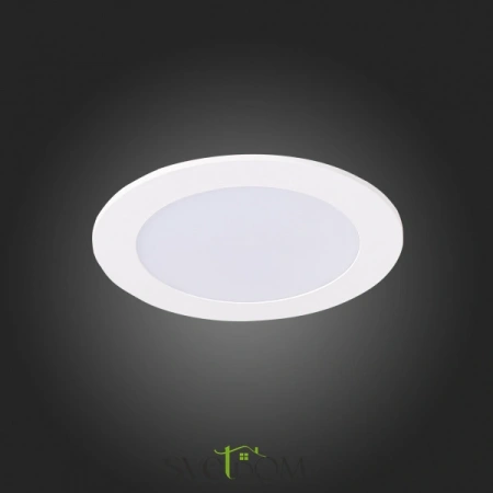 ST209.538.09 Св-к встр. Белый LED 1*9W 3000K 585Lm Ra80 110° IP20 D145xH8 90-265V Встраиваемые светильники ST LUCE